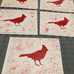 Red Bird Art Prints